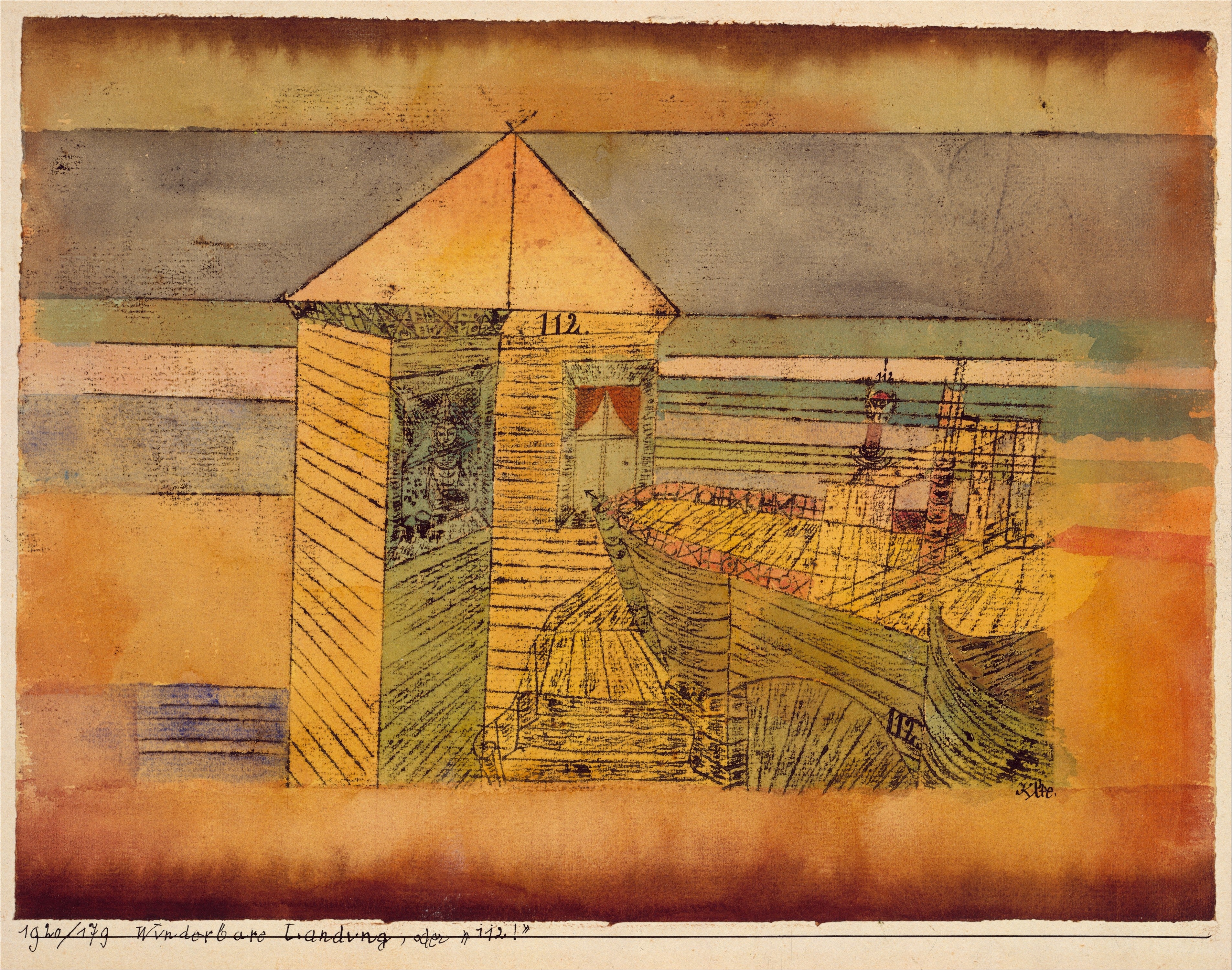 The Miraculous Landing, or the "112!" - Paul Klee