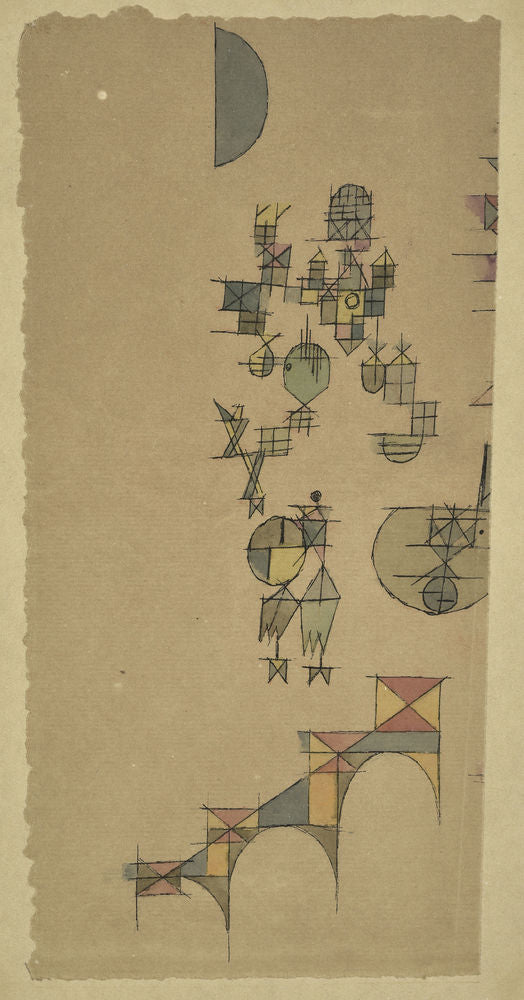 Mit der Treppe - Paul Klee