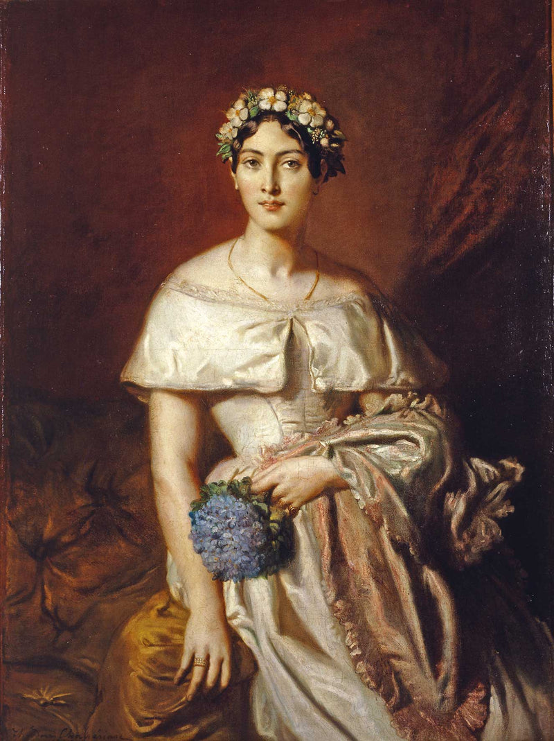 Portrait of Mademoiselle de Cabarrus - Théodore Chassériau