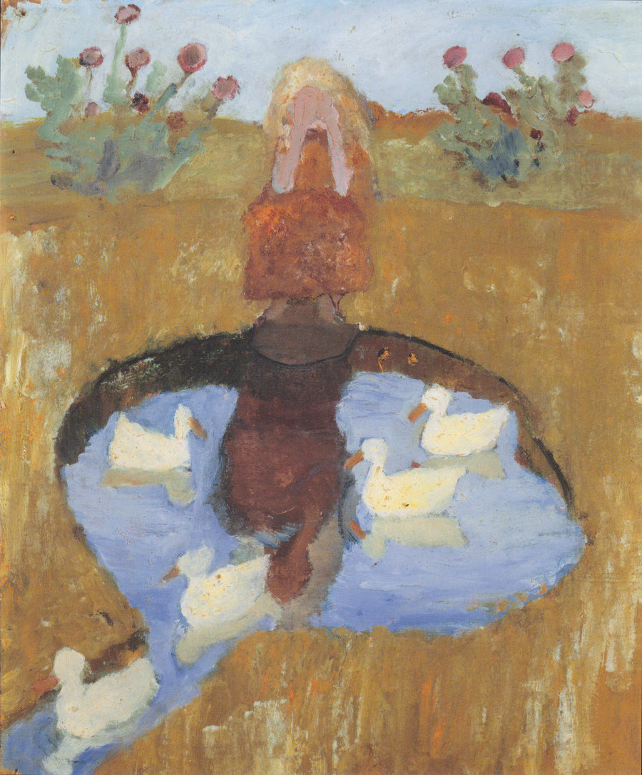 Mädchen am Ententeich (1905) - Paula Modersohn-Becker