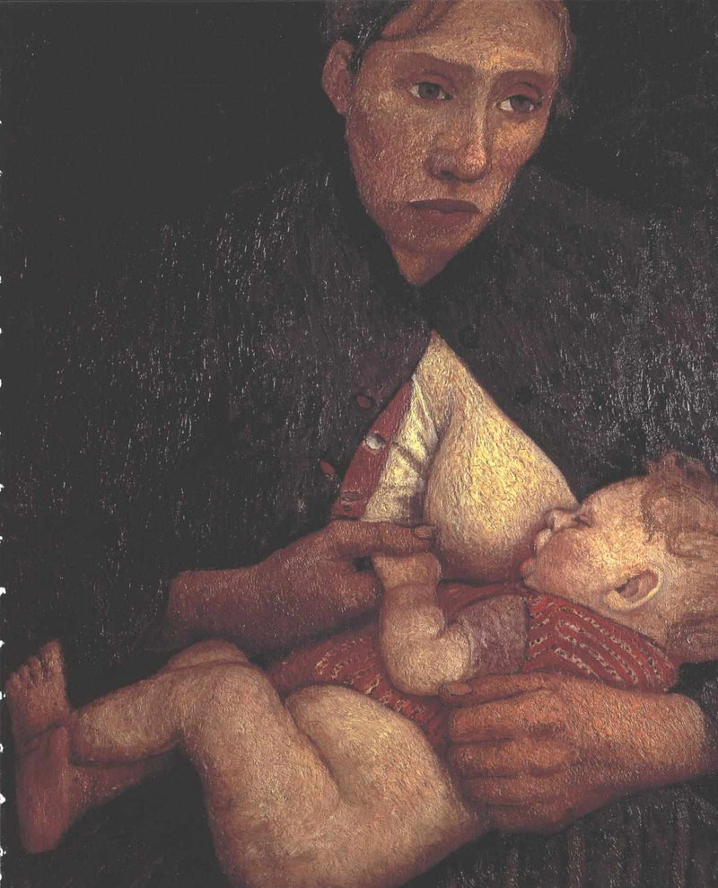 Stillende Mutter - Paula Modersohn-Becker