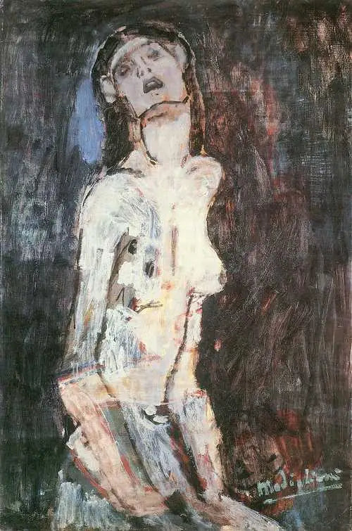 Suffering Nude - Amedeo Modigliani