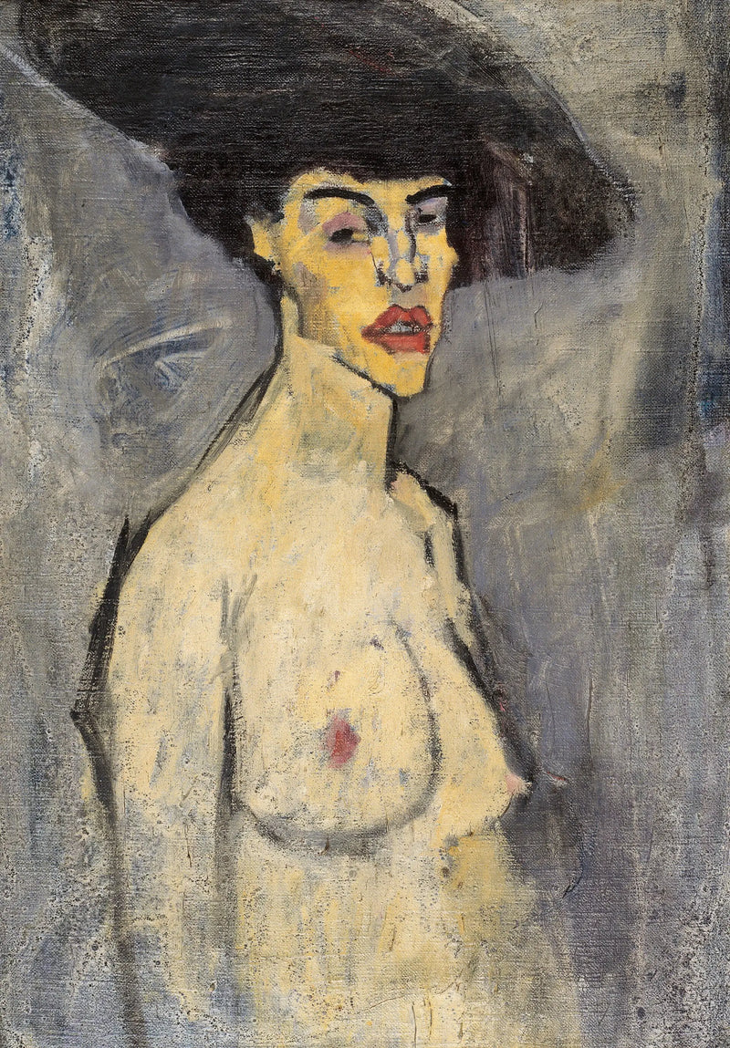 Nude with Hat - Amedeo Modigliani
