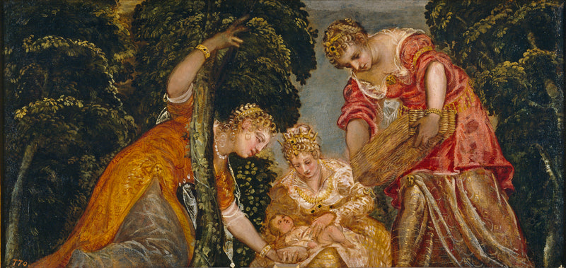 Moses Saved from the Waters - Jacopo Tintoretto
