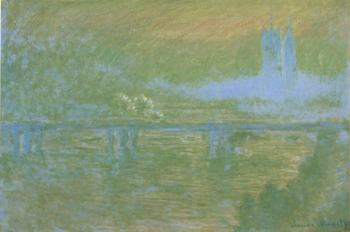 Reproduction du tableau « Pont de Charing - Claude Monet » par Alpha Reproduction en peinture à l’huile