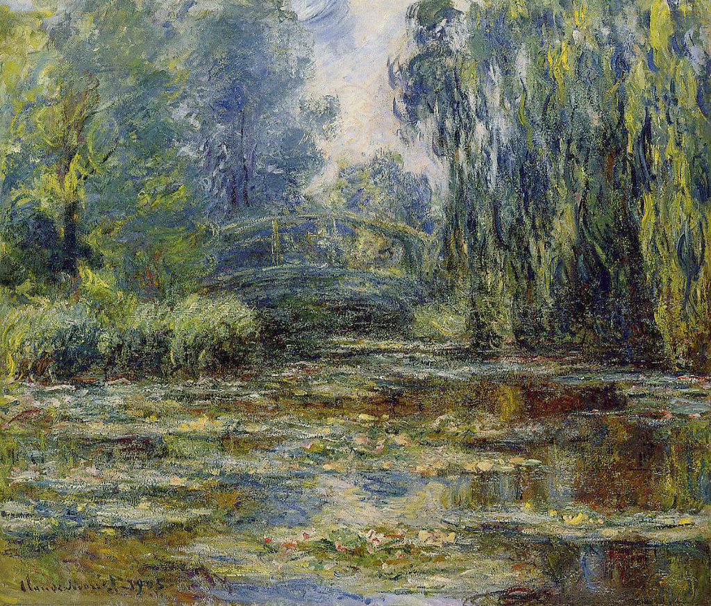 Water Lilies with the Japanese Bridge (1899) – Claude Monet