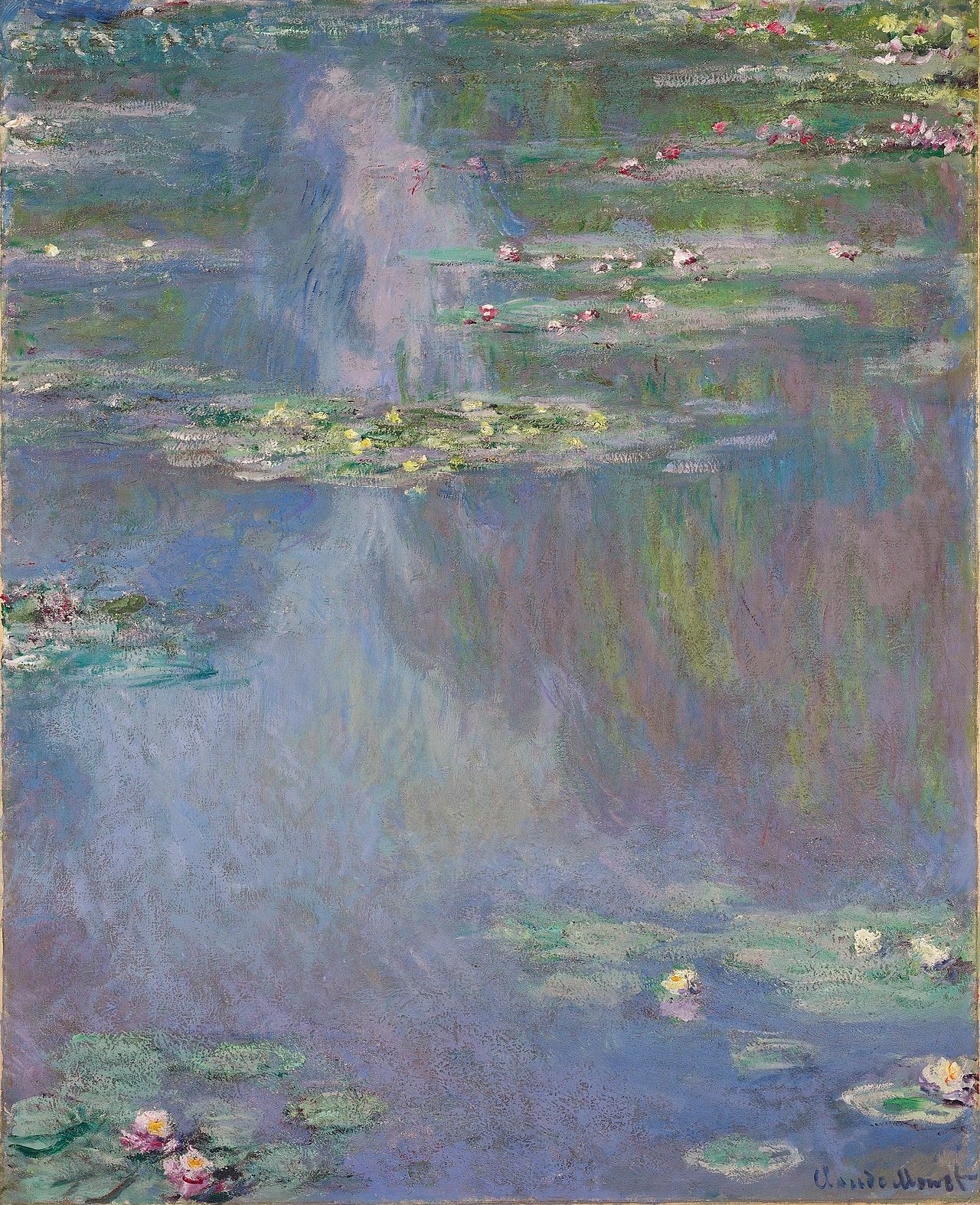 💜 Water Lilies (1907) – Claude Monet (W.1707)