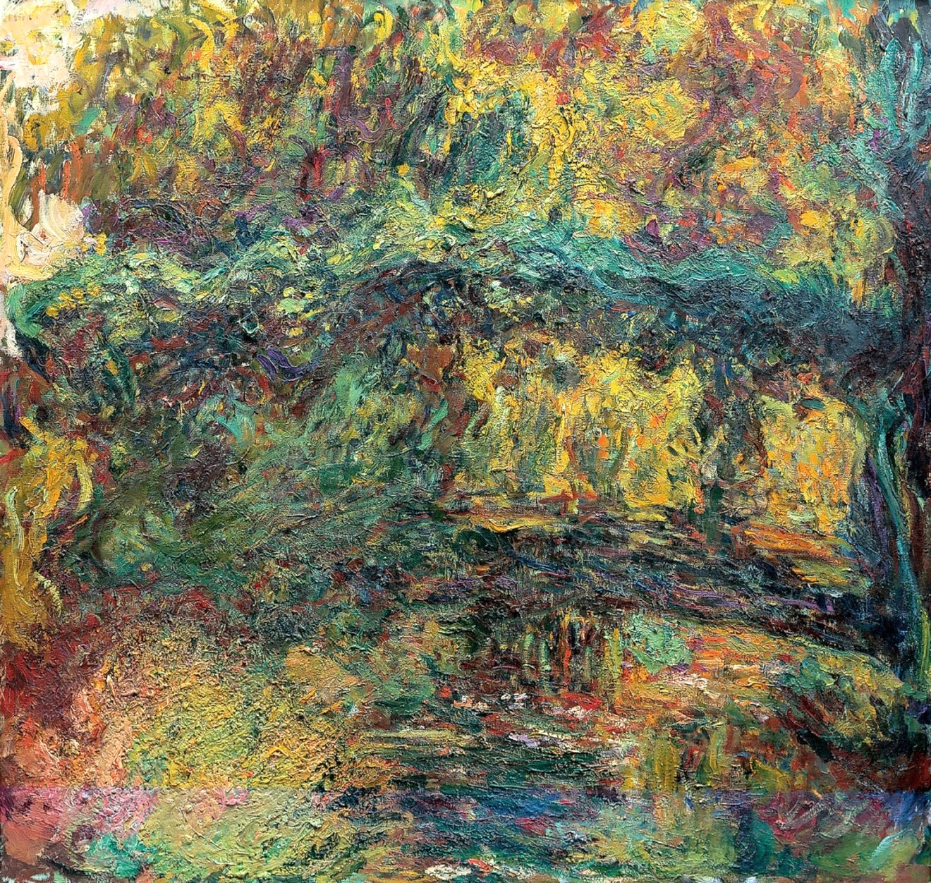 The Japanese Bridge – Claude Monet (circa 1924)