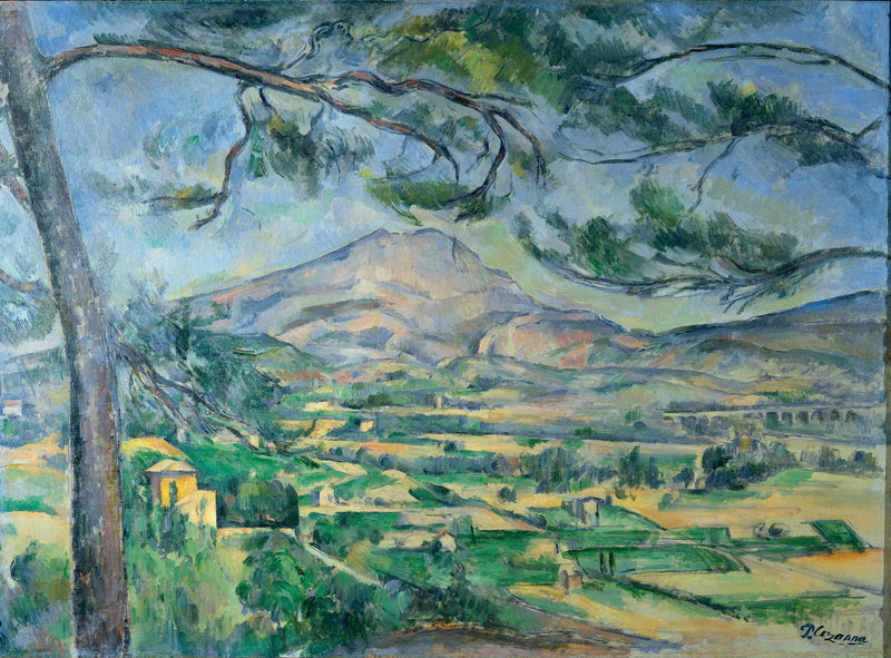 The Montagne Sainte-Victoire with Large Pine - Paul Cézanne