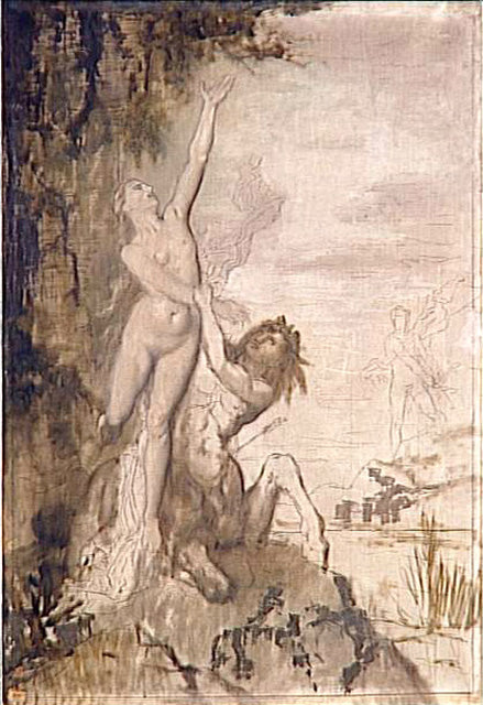 Enlèvement de Déjanire - Gustave Moreau