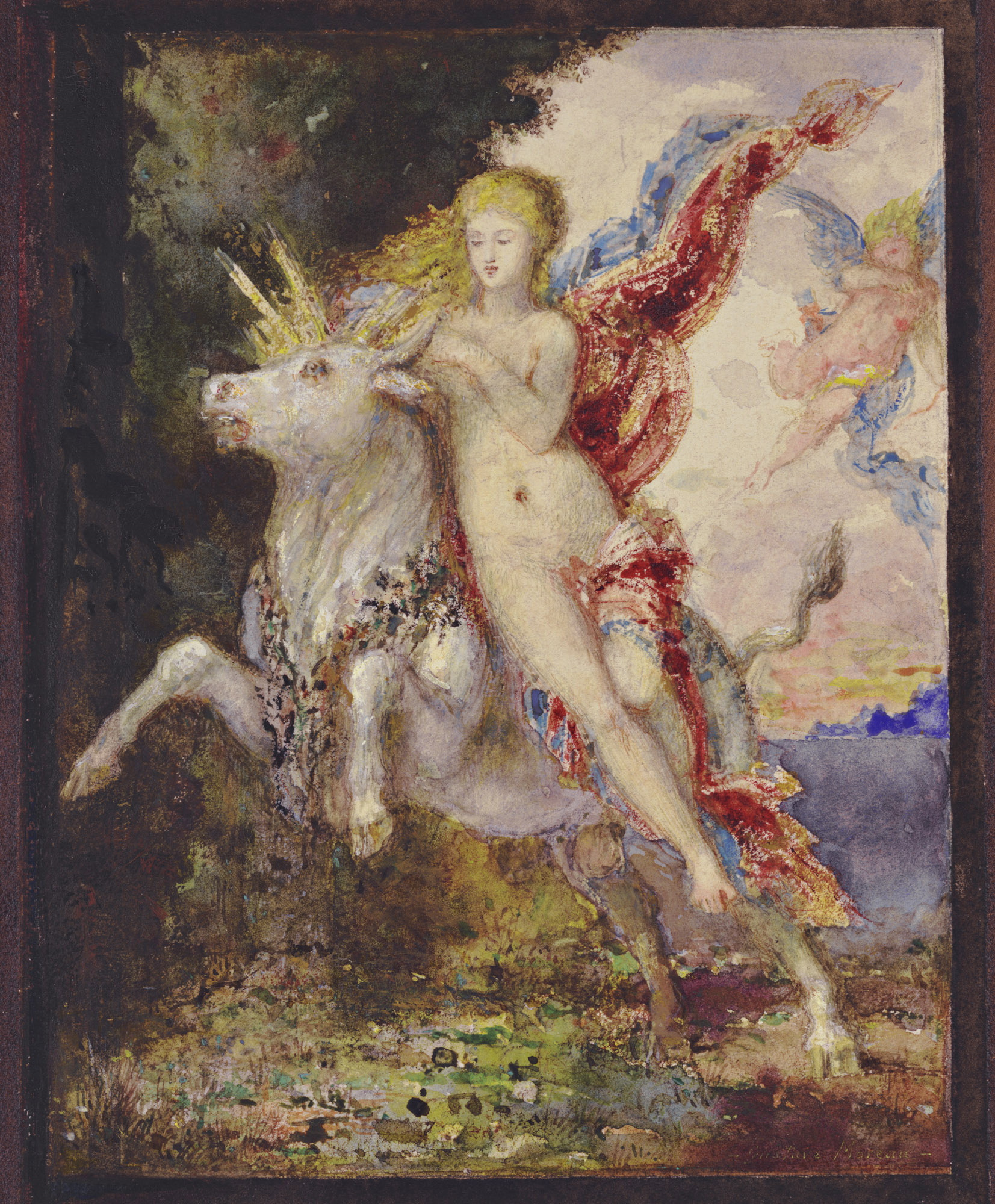 L'enlèvement d'Europe - Gustave Moreau