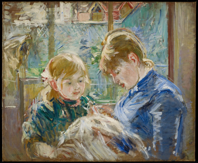 The Artist's Daughter, Julie, with Her Nanny - Berthe Morisot
