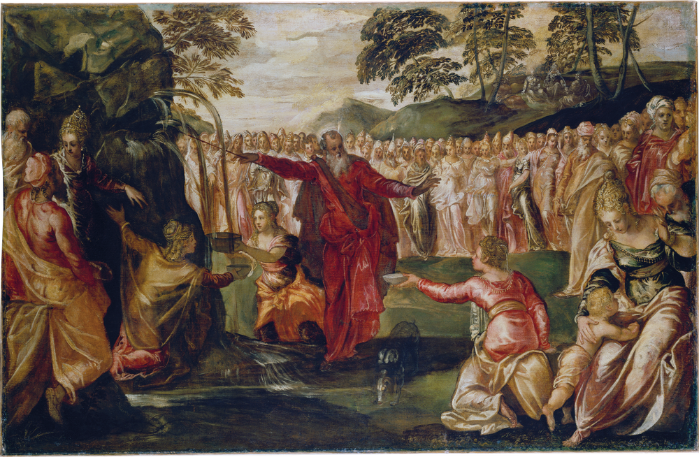 Moïse frappant le rocher - Jacopo Tintoretto - Alpha Reproduction