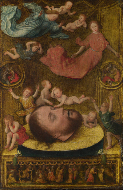 La tête de saint Jean-Baptiste - Jan Mostaert