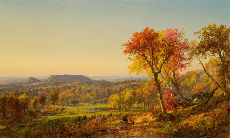 Adam and Eve Mountains - Jasper Francis Cropsey