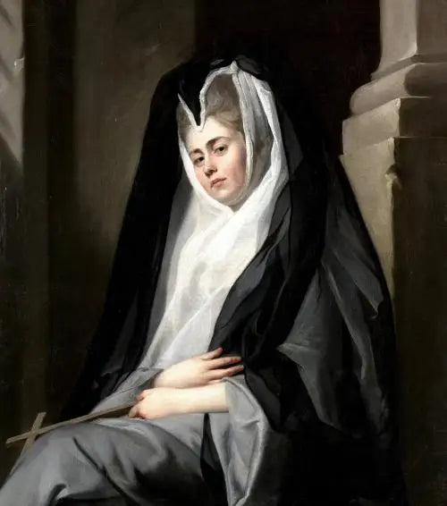 Mrs. Mary Robinson in the character of a nun - John Singleton Copley