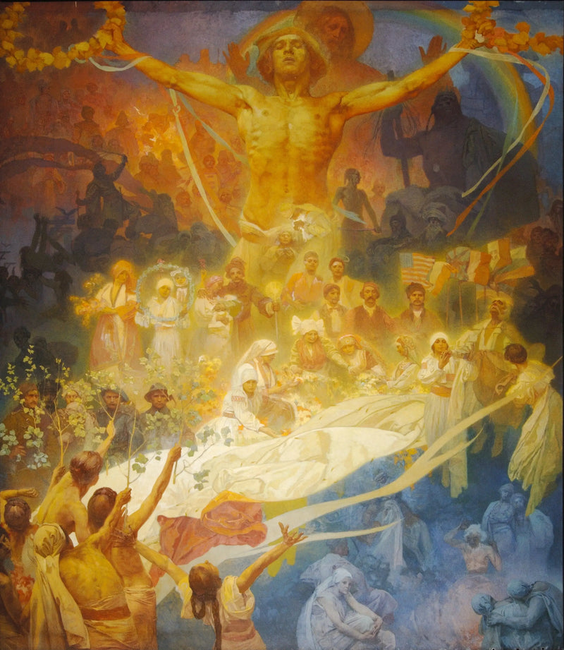 The Apotheosis of Slaves - Alphonse Mucha
