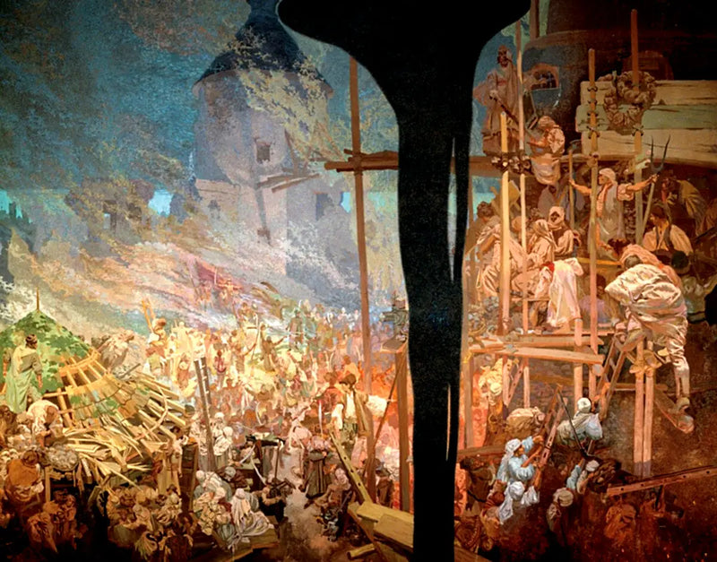 The Defense of Szigetvár - Alphonse Mucha