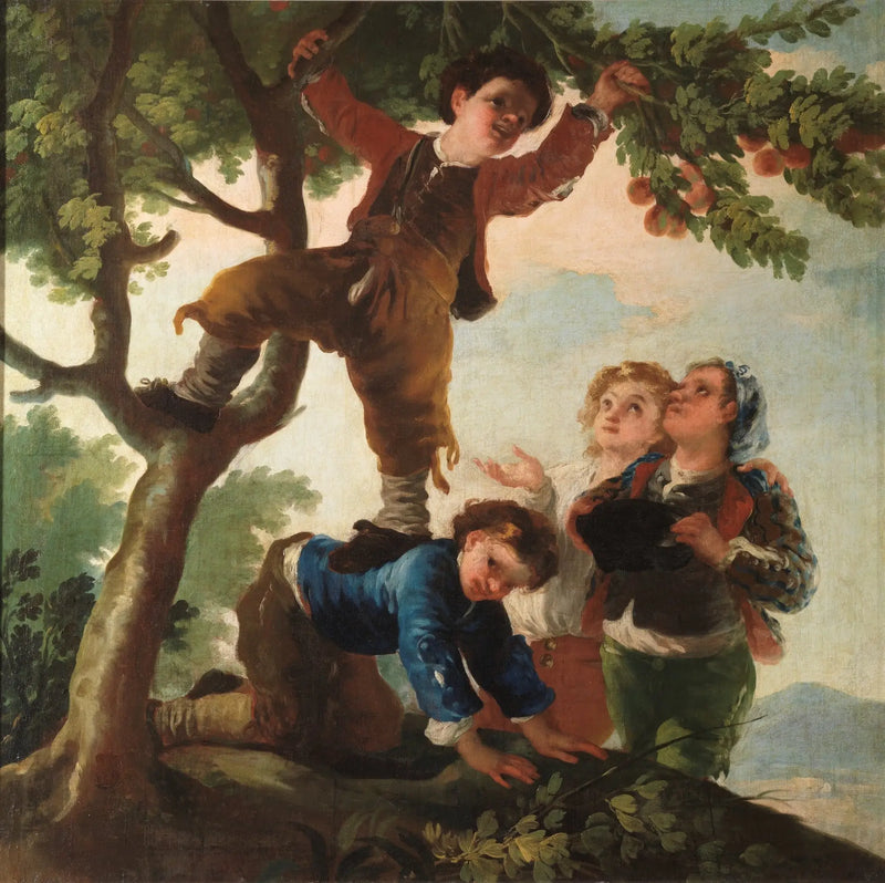 Boys Picking Fruits - Francisco de Goya