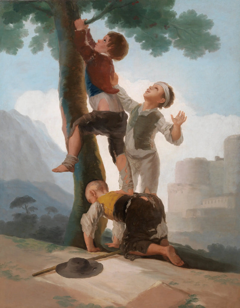 Boys Climbing a Tree - Francisco de Goya