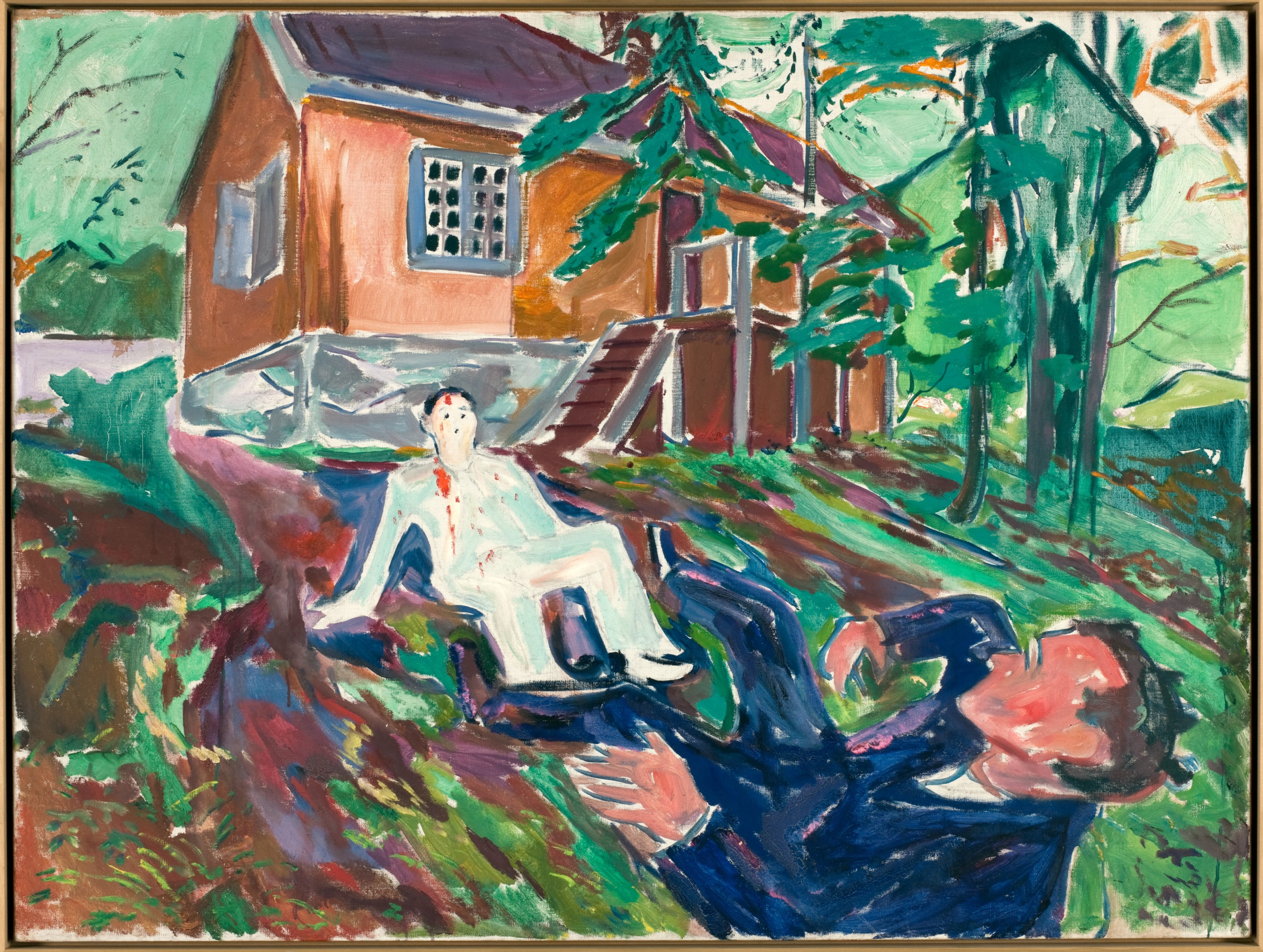 Reproduction du tableau « Le Combat - Edvard Munch » par Alpha Reproduction en peinture à l’huile