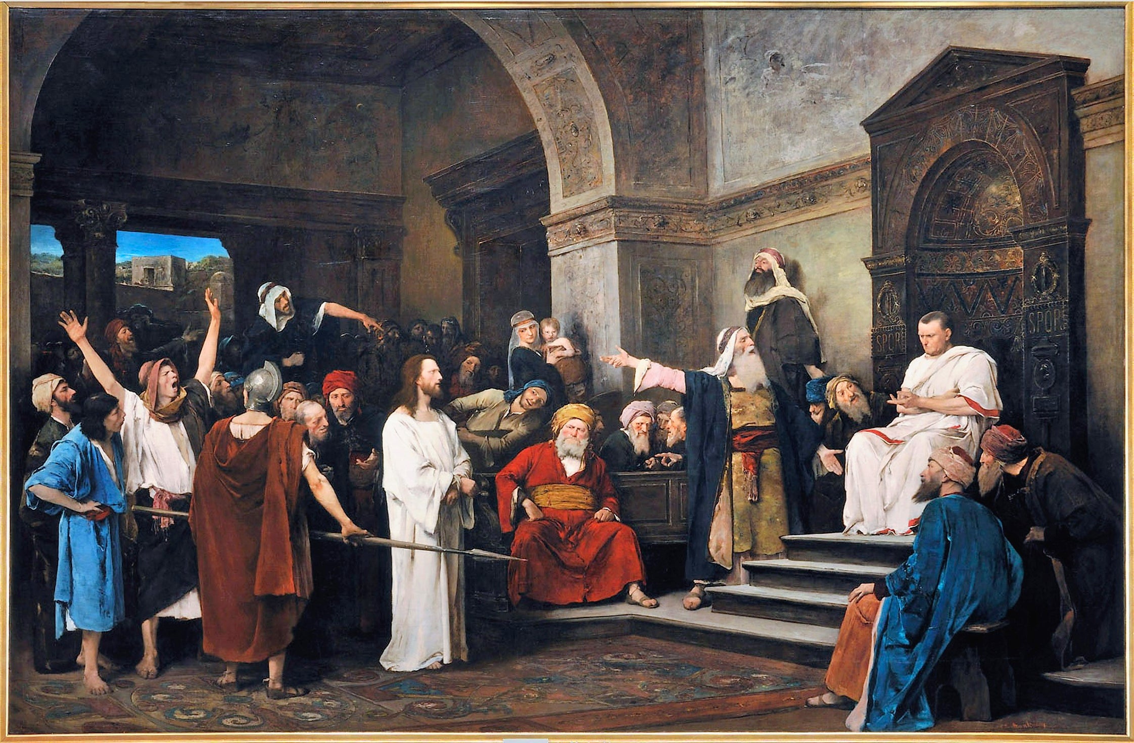 Le Christ devant Pilate - Mihály Munkácsy