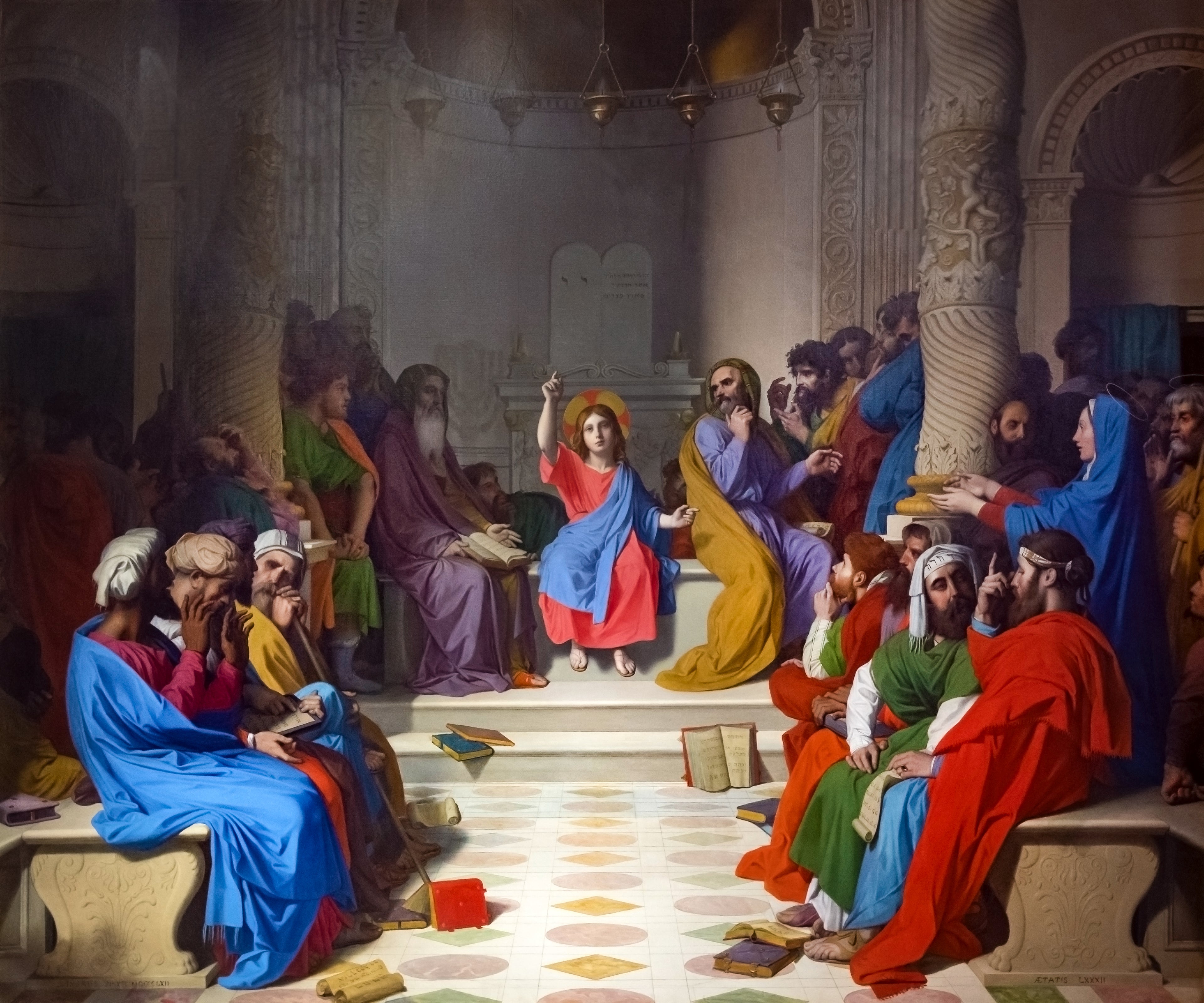 Jesus Among the Doctors - Jean-Auguste-Dominique Ingres
