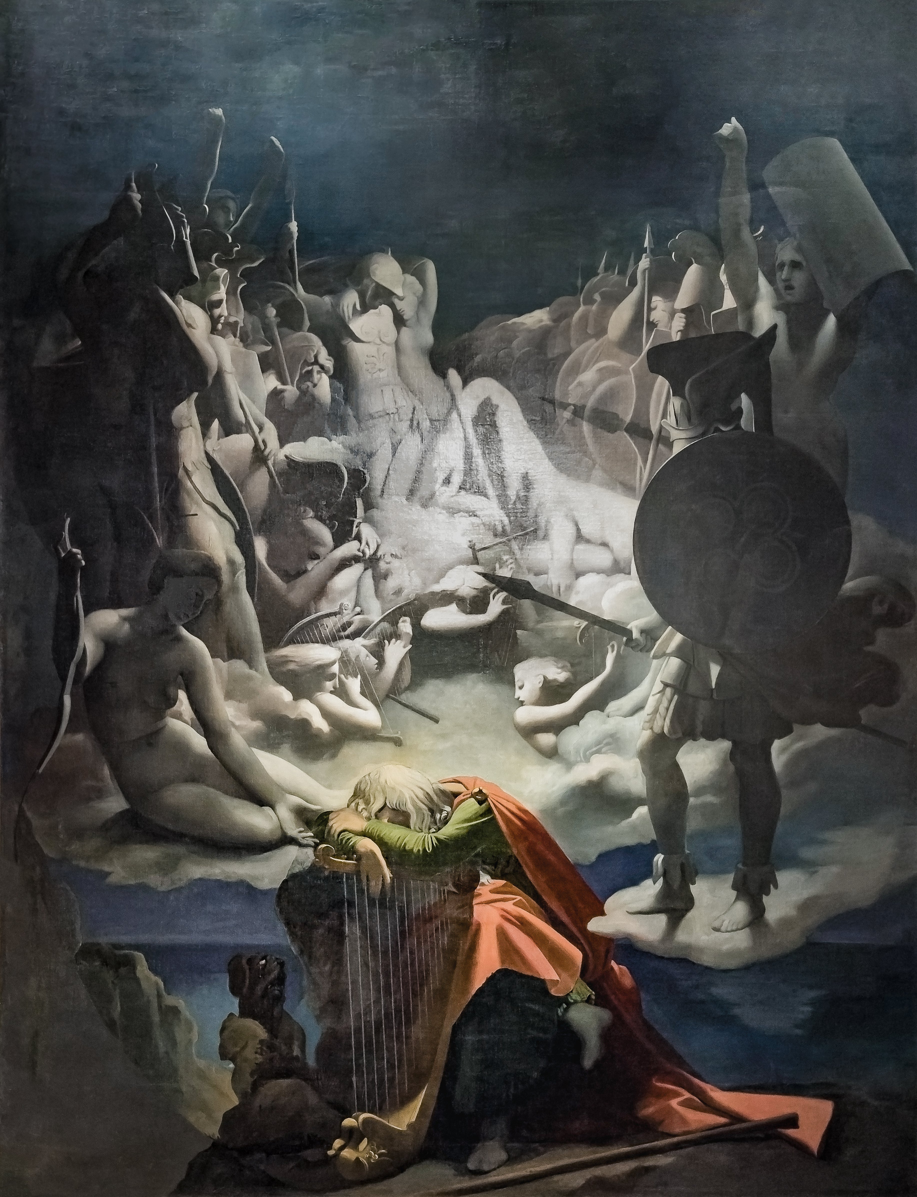 The Dream of Ossian - Jean-Auguste-Dominique Ingres