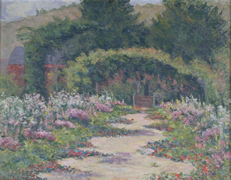 Claude Monet's Garden and House at Giverny - Blanche Hoschede Monet