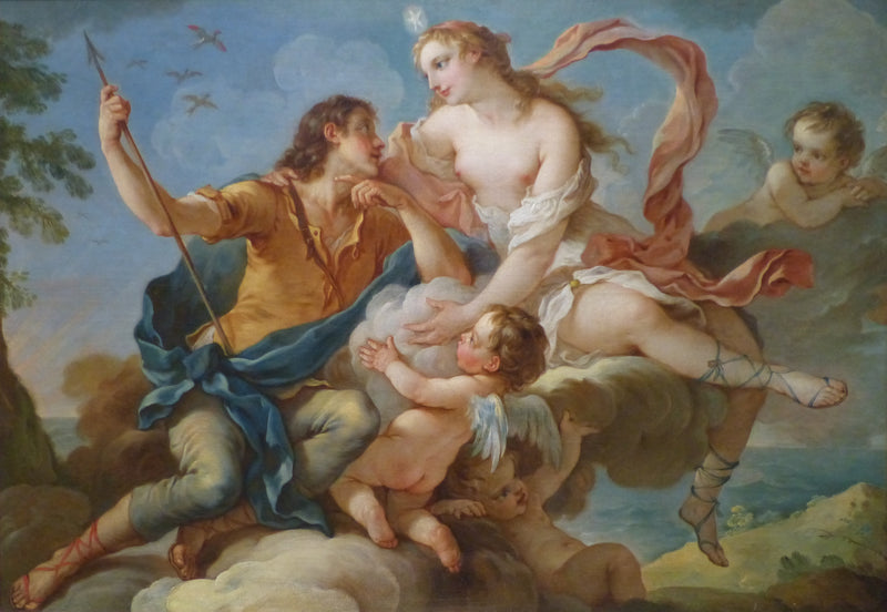 Vénus & Adonis ou Aurore & Céphale - Charles-Joseph Natoire