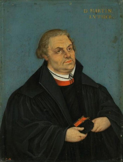 Portrait de Martin Luther (1565 - 1566) - Lucas Cranach the Elder - Alpha Reproduction