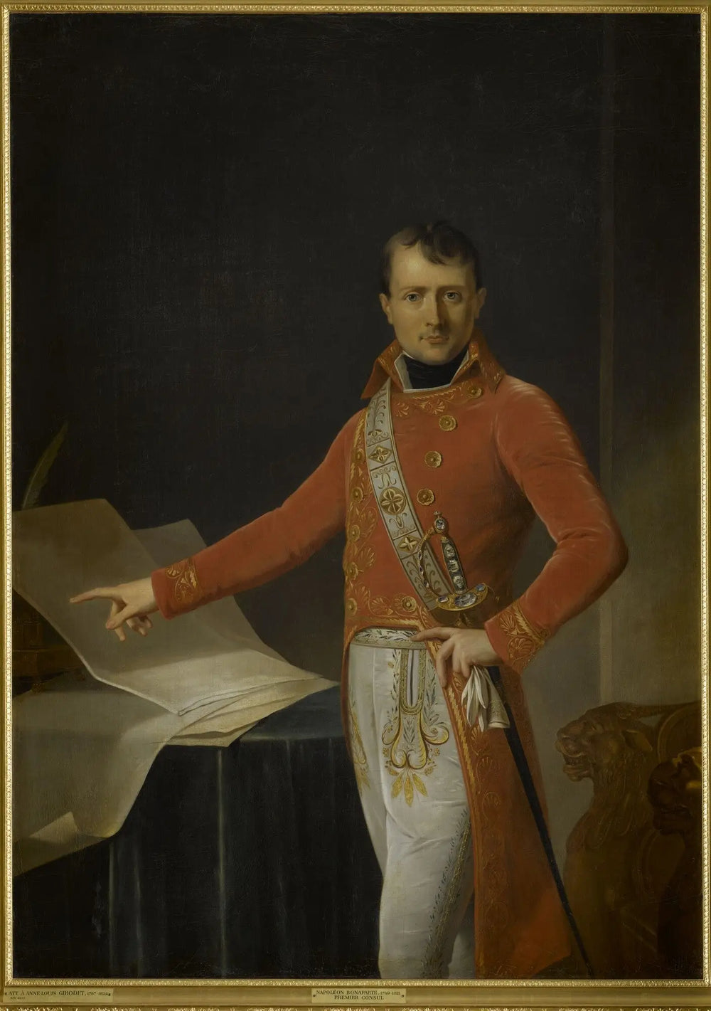 Napoléon Bonaparte alors Premier Consul - Anne-Louis Girodet - Alpha Reproduction