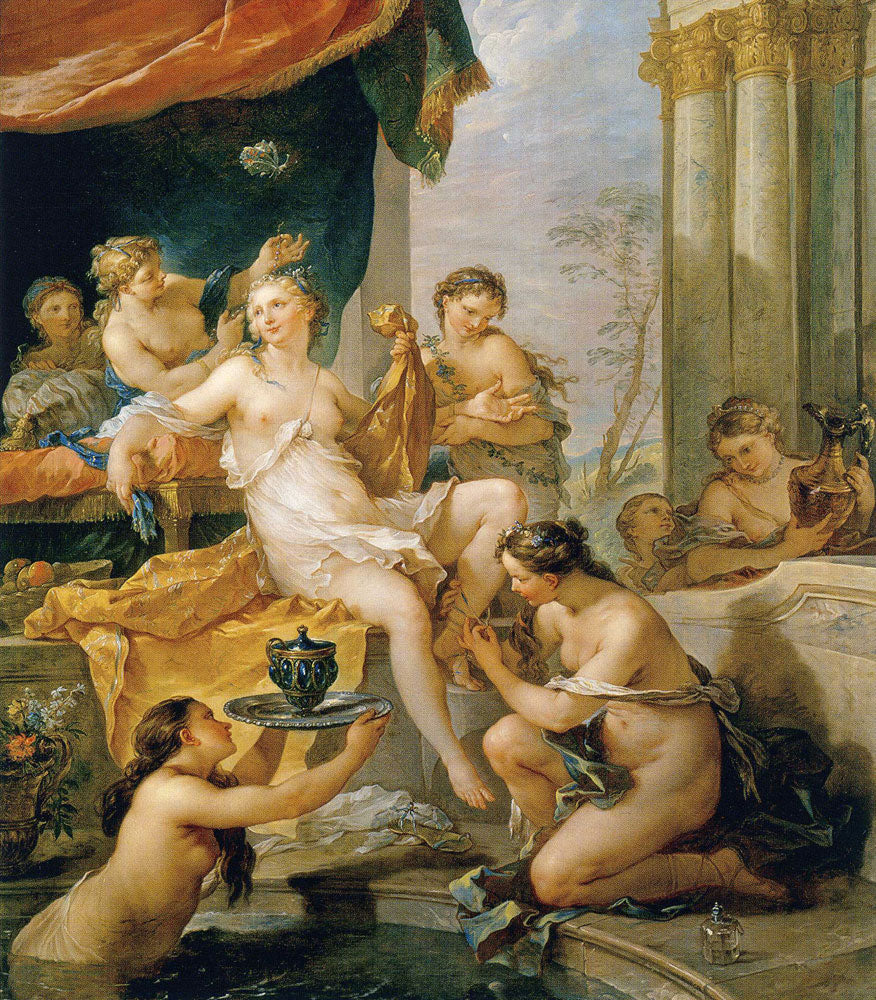 Psyché à sa toilette - Charles-Joseph Natoire