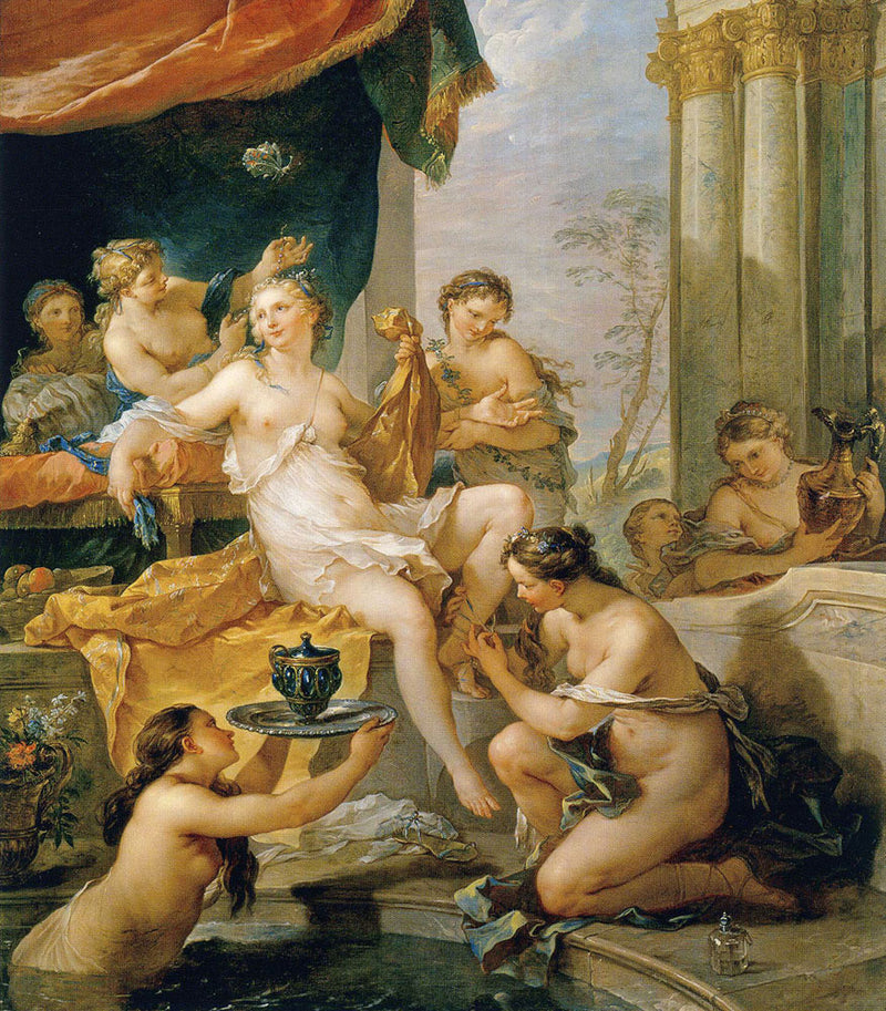 Psyché à sa toilette - Charles-Joseph Natoire