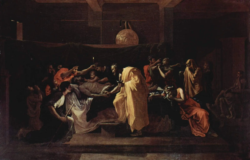 The Last Anointing - Nicolas Poussin