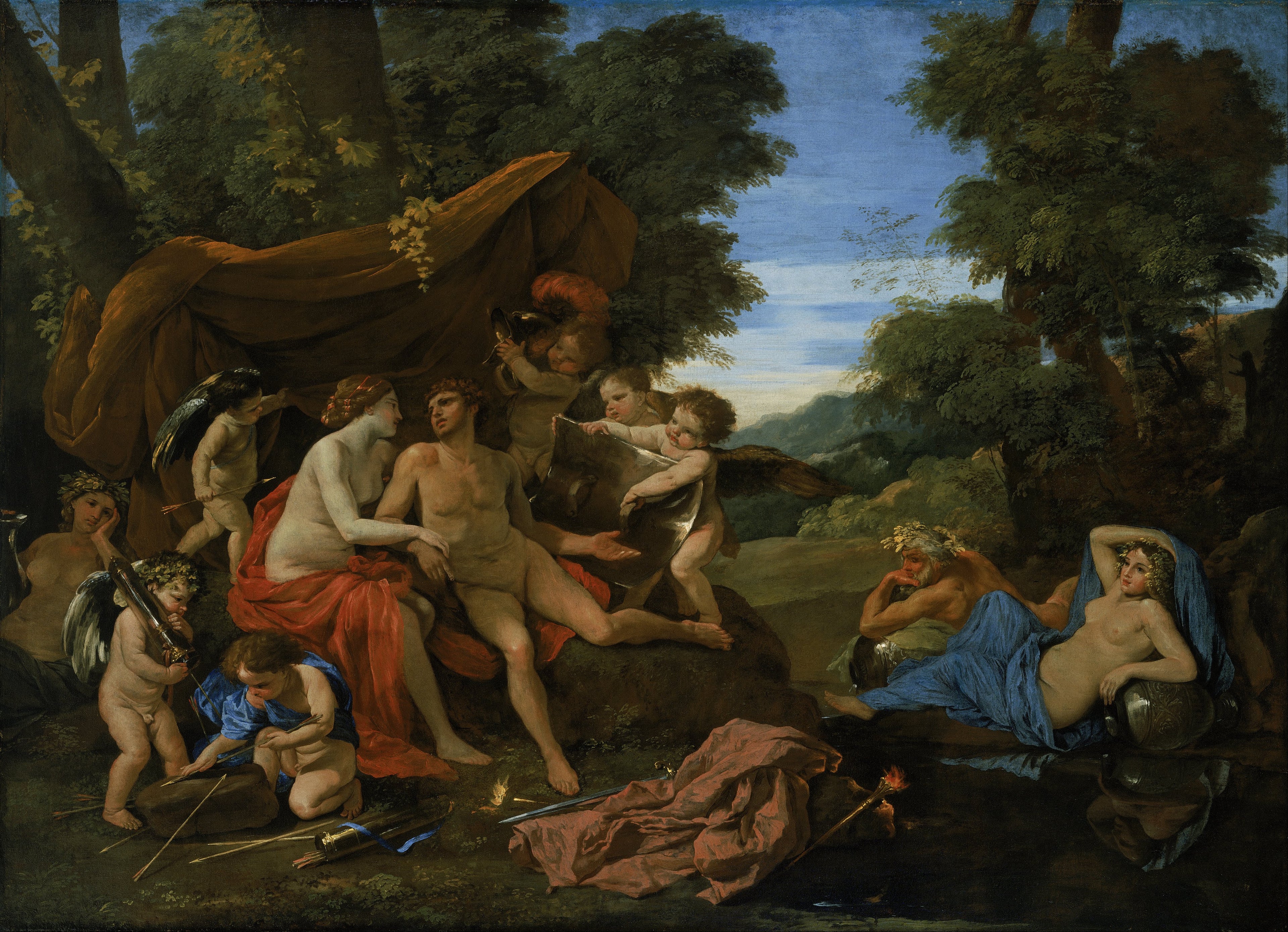 Mars et Vénus - Nicolas Poussin