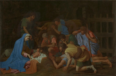 L’Adoration des bergers - Nicolas Poussin - Alpha Reproduction