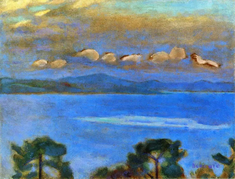Night Landscape, the Gulf of Saint-Tropez - Pierre Bonnard
