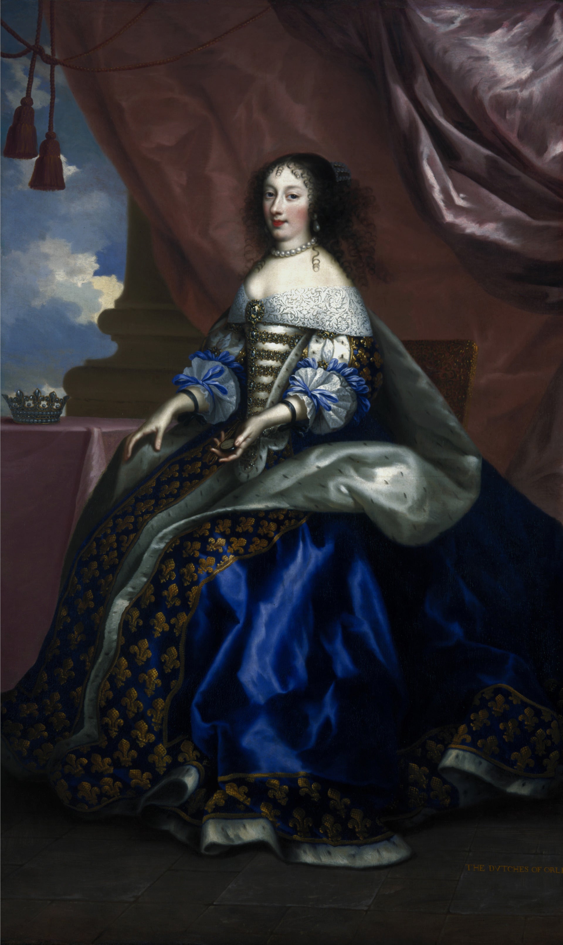 Henriette Anne, duchesse d'Orléans, 1644 - 1670. Cinquième fille de Charles Ier - Jean Nocret