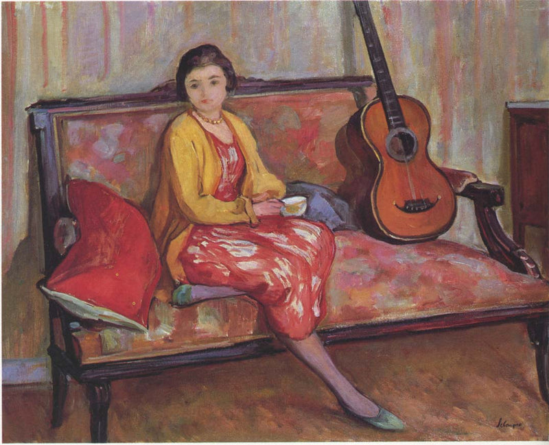 Nono et une guitare - Henri Lebasque