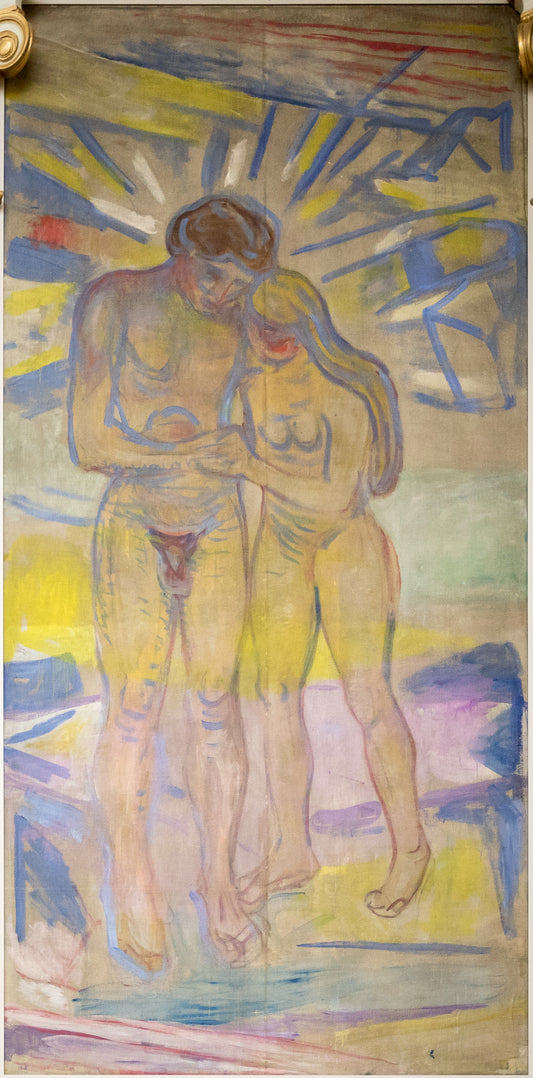 Reproduction du tableau « Nouveaux Rayons - Edvard Munch » par Alpha Reproduction en peinture à l’huile