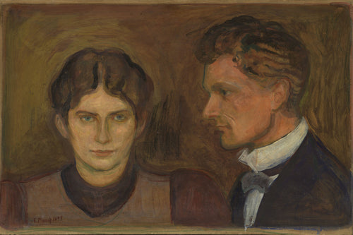 Aase and Harald Nørregaard - Edvard Munch