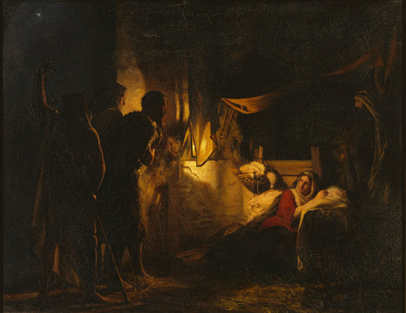 Adoration of the Shepherds - Carl Heinrich Bloch