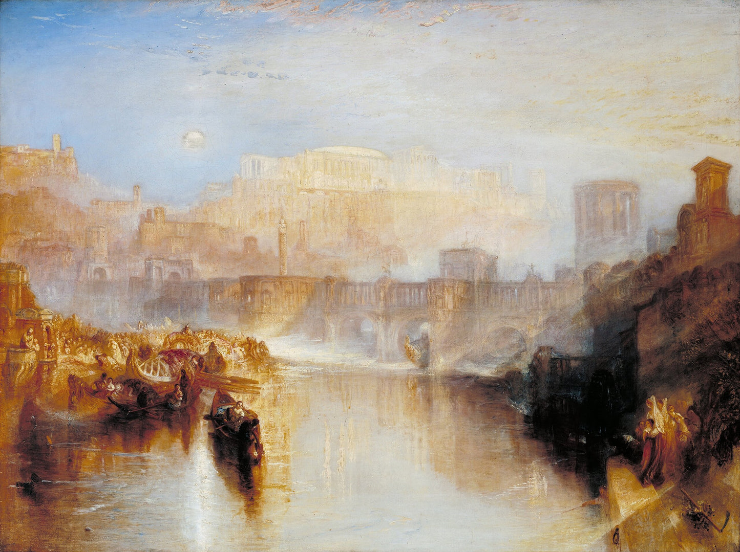 Agrippina Landing with the Ashes of Germanicus - J. M. W. Turner