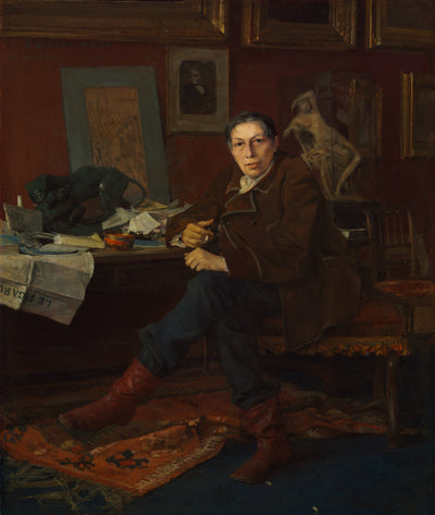 Albert Wolff dans son bureau - Jules Bastien-Lepage