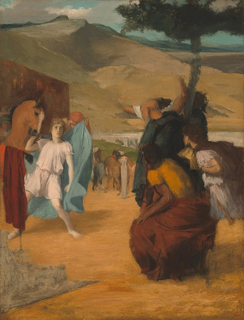 Alexander and Bucephalus - Edgar Degas