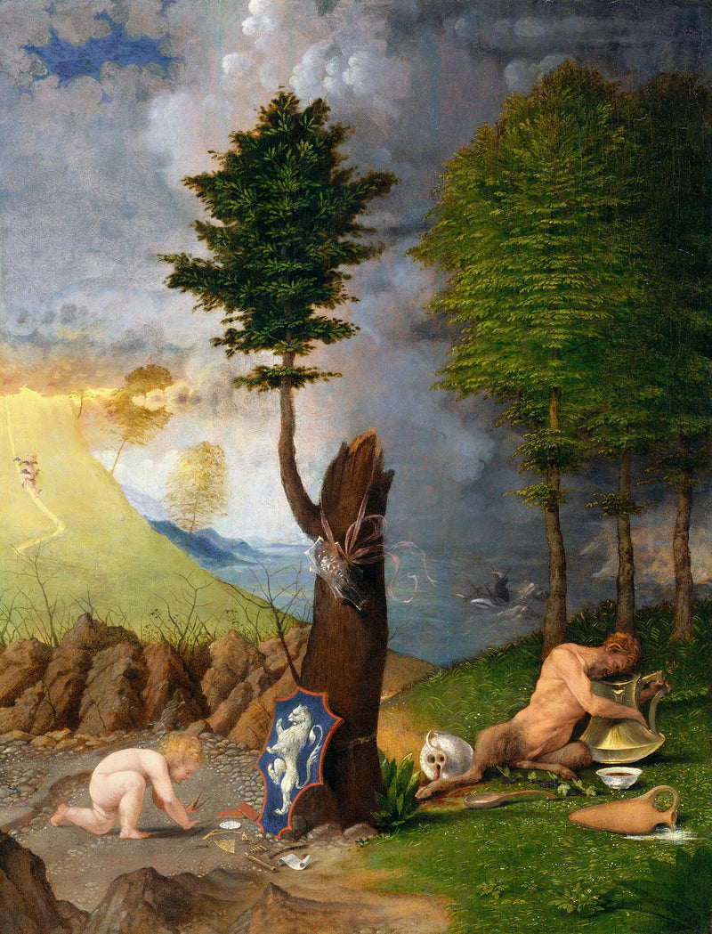 Allegory of Vice and Virtue - Lorenzo Lotto