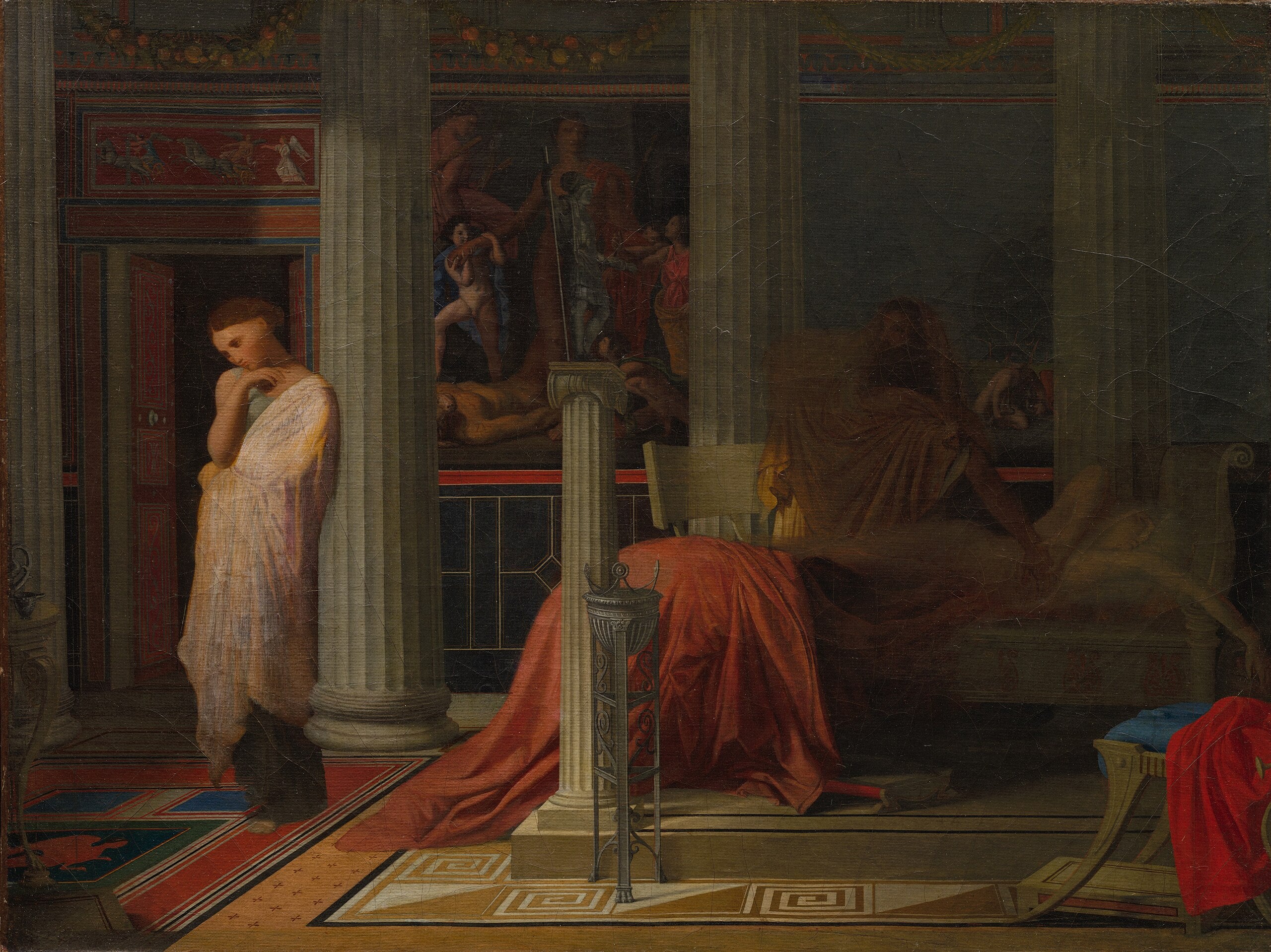 Antiochus and Stratonice - Jean-Auguste-Dominique Ingres