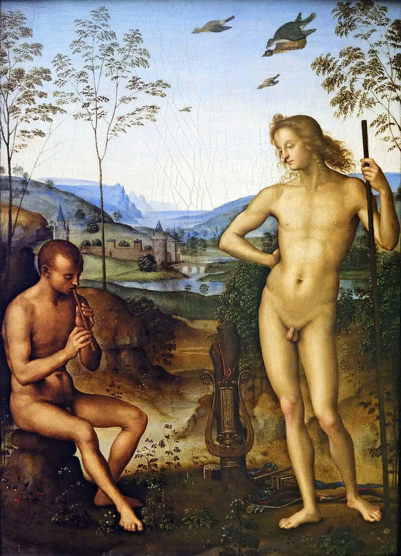 Apollo and Daphnis - Pietro Perugino