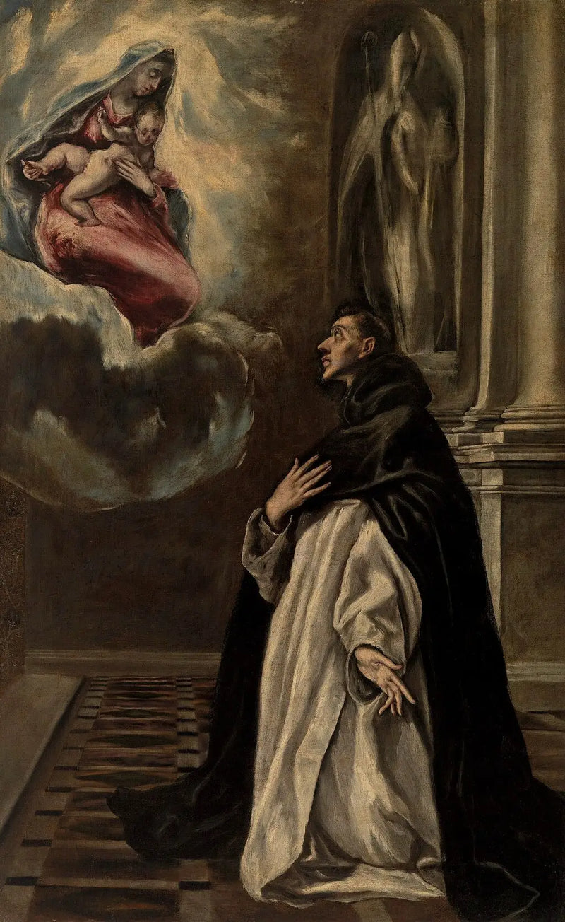 Apparition of the Virgin and Child to Saint Hyacinth - El Greco